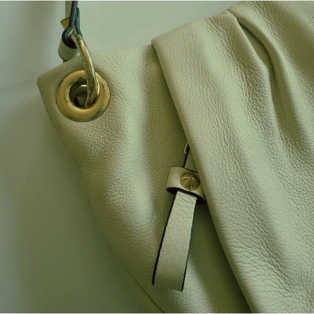 NEW Vince Camuto Mint Yellow Green Crossbody Tassel Charm Purse Handbag